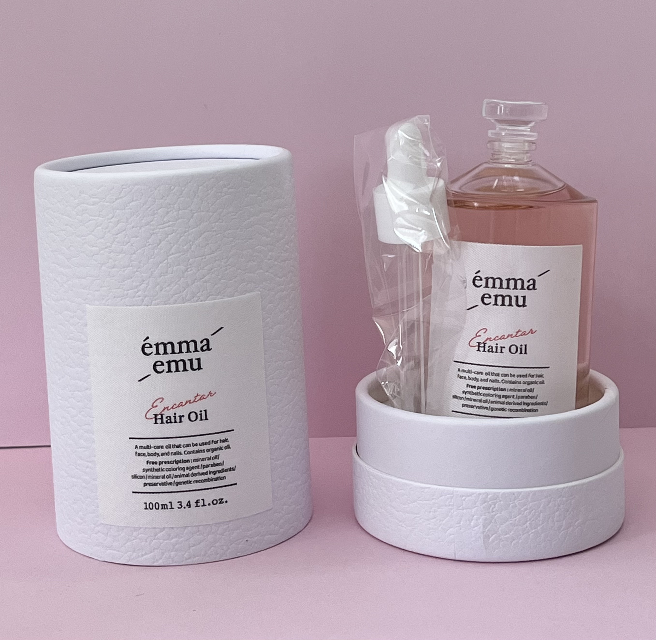 エンカンタールヘアオイル ピオニー＆ムスク/emma emu/ヘアオイルを使ったクチコミ（3枚目）