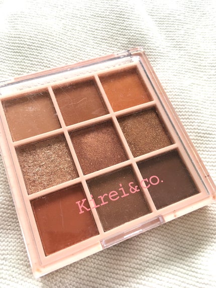 アイシャドウパレット 01 オレンジブラウン/Kirei&co./アイシャドウパレットの画像