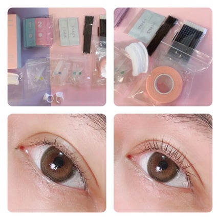 セルフまつ毛パーマキット/ICLIONE/その他キットセットを使ったクチコミ(4枚目)