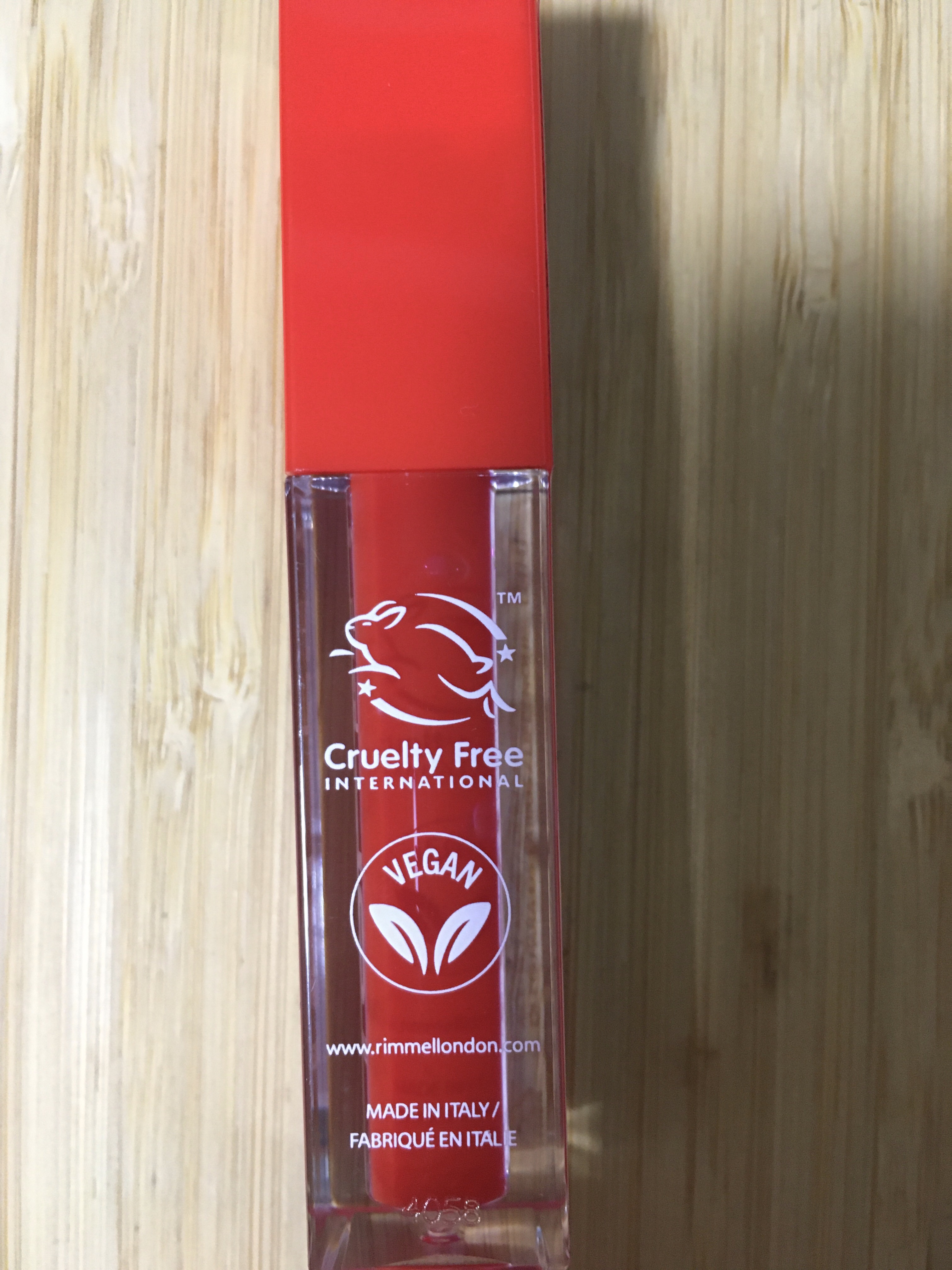 オーマイグロス リップオイル 004 ビビッドレッド(ザクロの香り)/リンメル ロンドン/リップグロスを使ったクチコミ（3枚目）