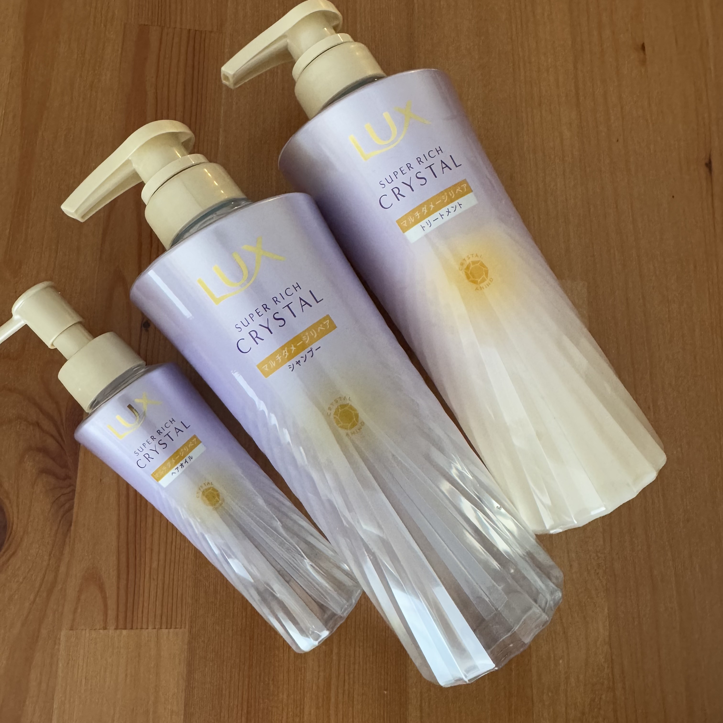 スーパーリッチクリスタル　マルチダメージリペア　シャンプー/トリートメント/LUX/市販シャンプーを使ったクチコミ（1枚目）