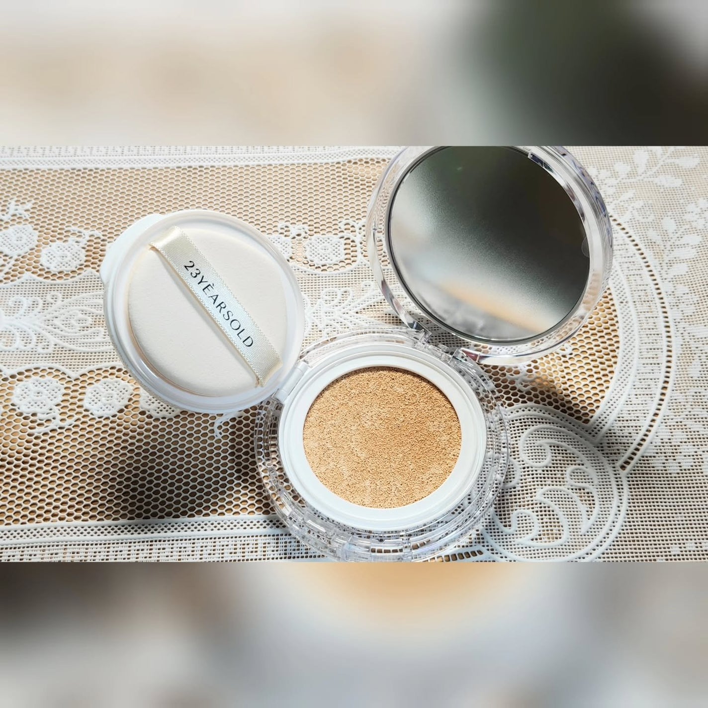 ハートリーフシーンカバークッション/23years old/クッションファンデーションを使ったクチコミ(3枚目)