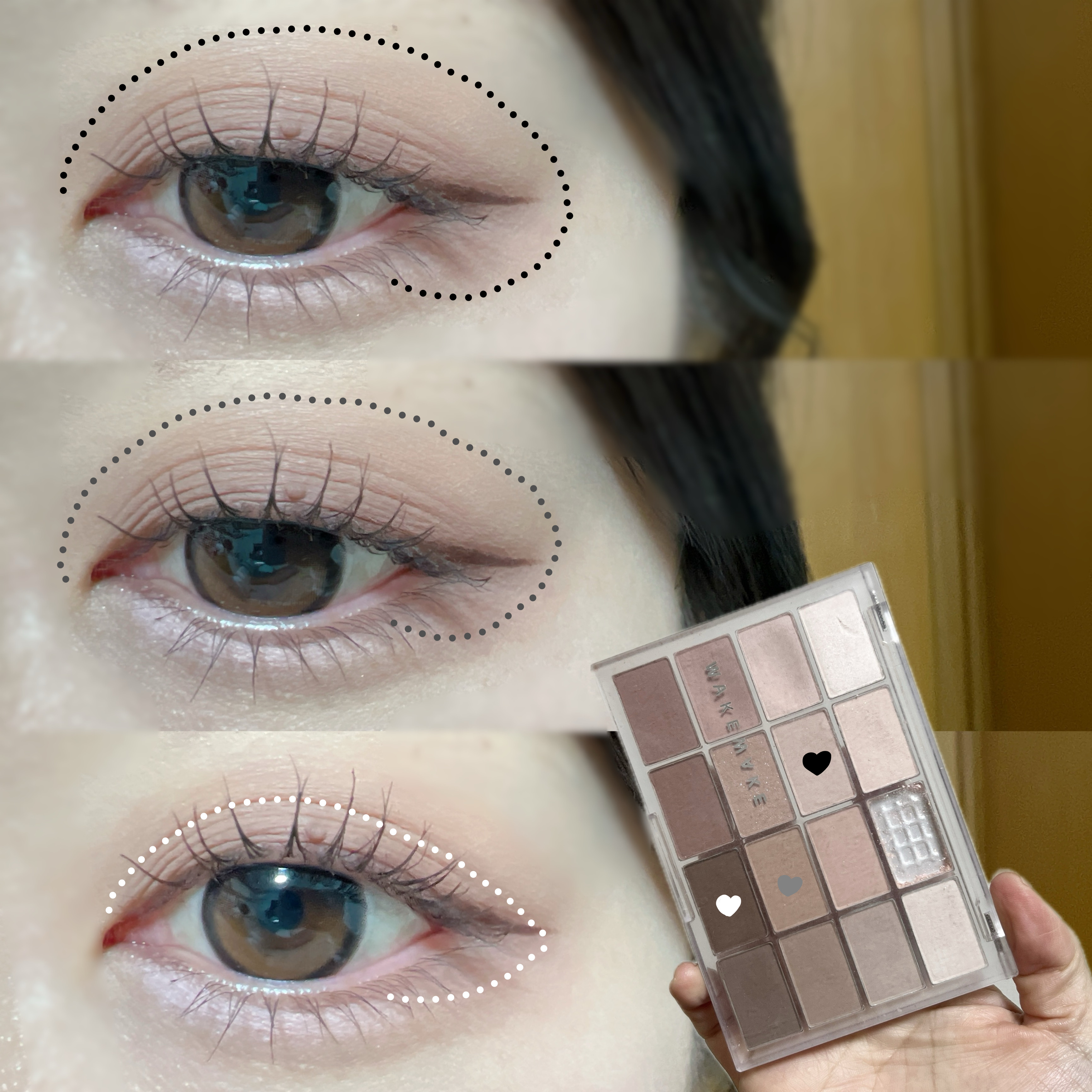 クリーミータッチライナー/キャンメイク/ジェルアイライナーを使ったクチコミ（3枚目）