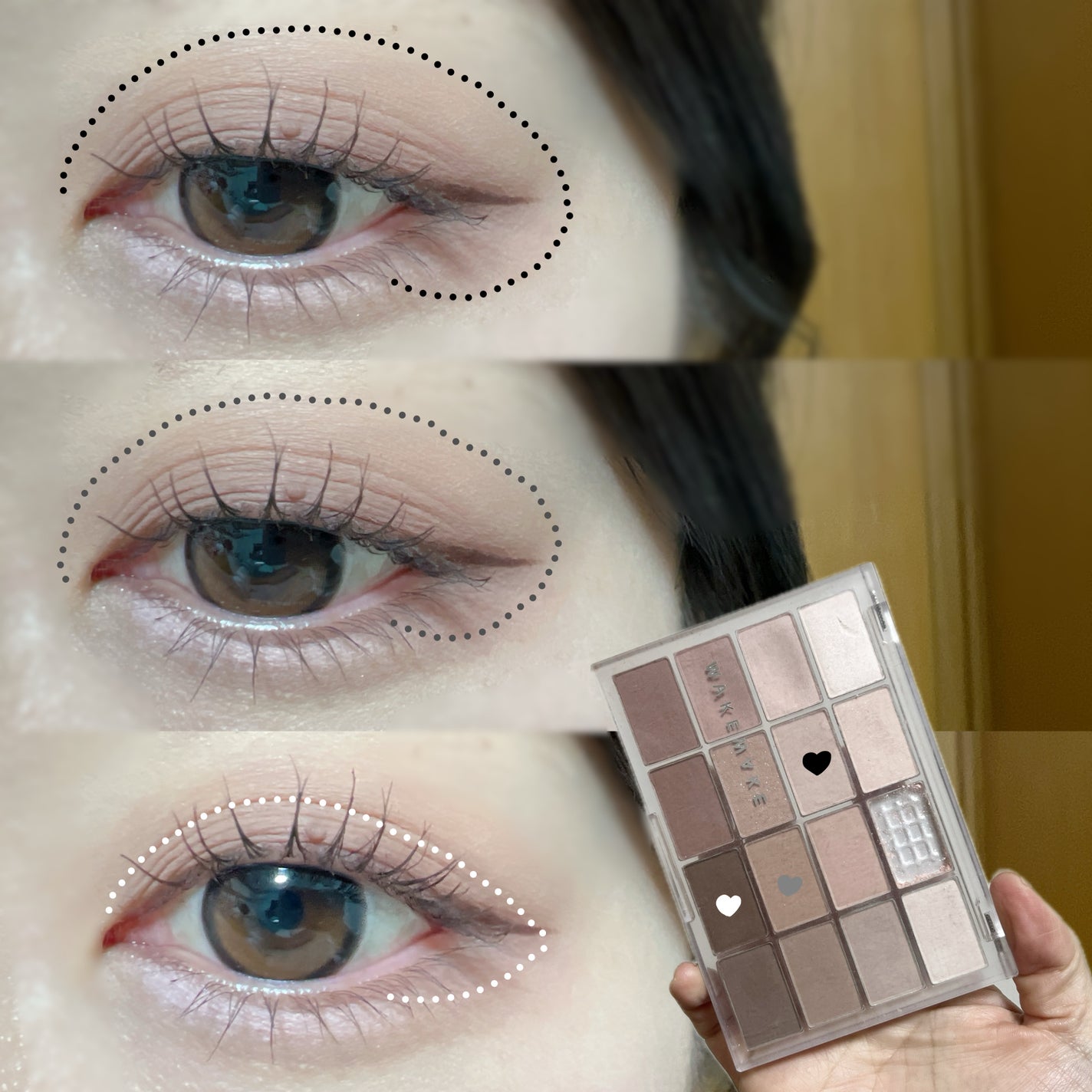 クリーミータッチライナー/キャンメイク/ジェルアイライナーを使ったクチコミ(3枚目)