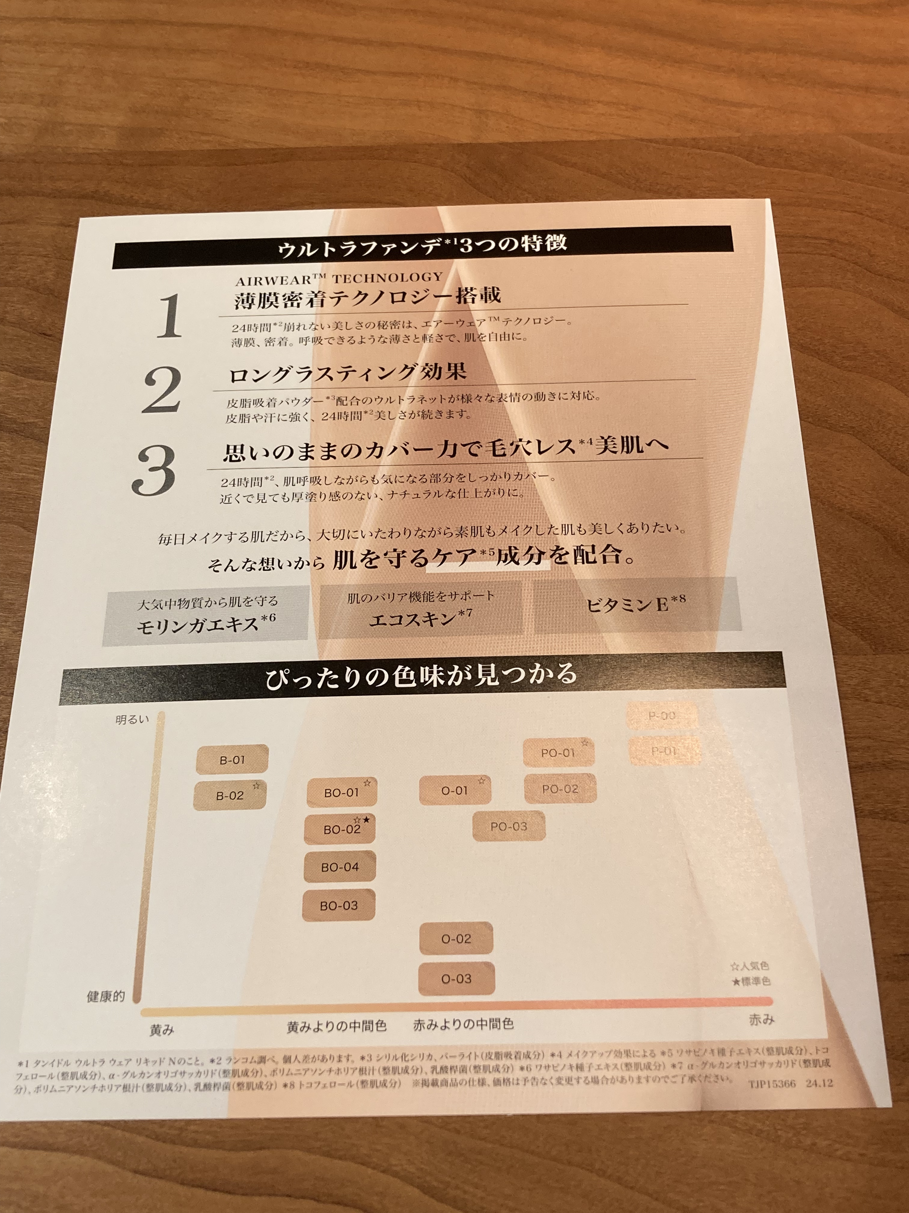 タンイドル ウルトラ ウェア リキッド N P-01/LANCOME/リキッドファンデーションを使ったクチコミ（2枚目）