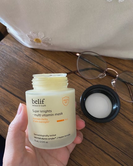 スーパーナイツ ビタミンマスク/belif/フェイスクリームを使ったクチコミ(1枚目)