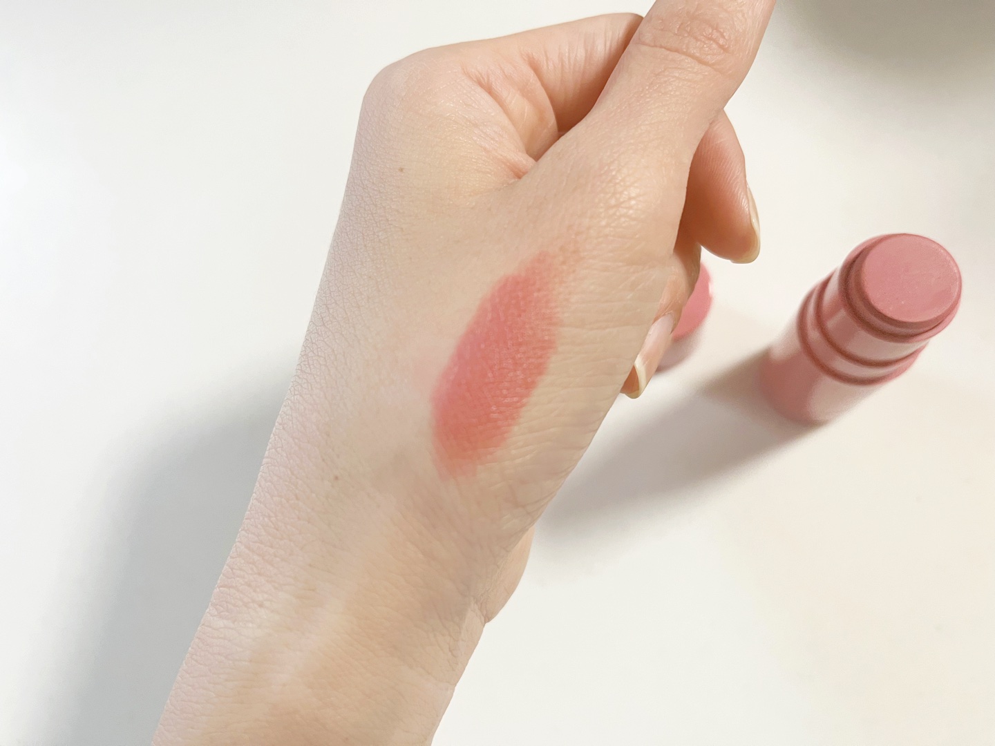 アイムマルチスティックブラッシャー/i’m meme/ジェル・クリームチークを使ったクチコミ（2枚目）