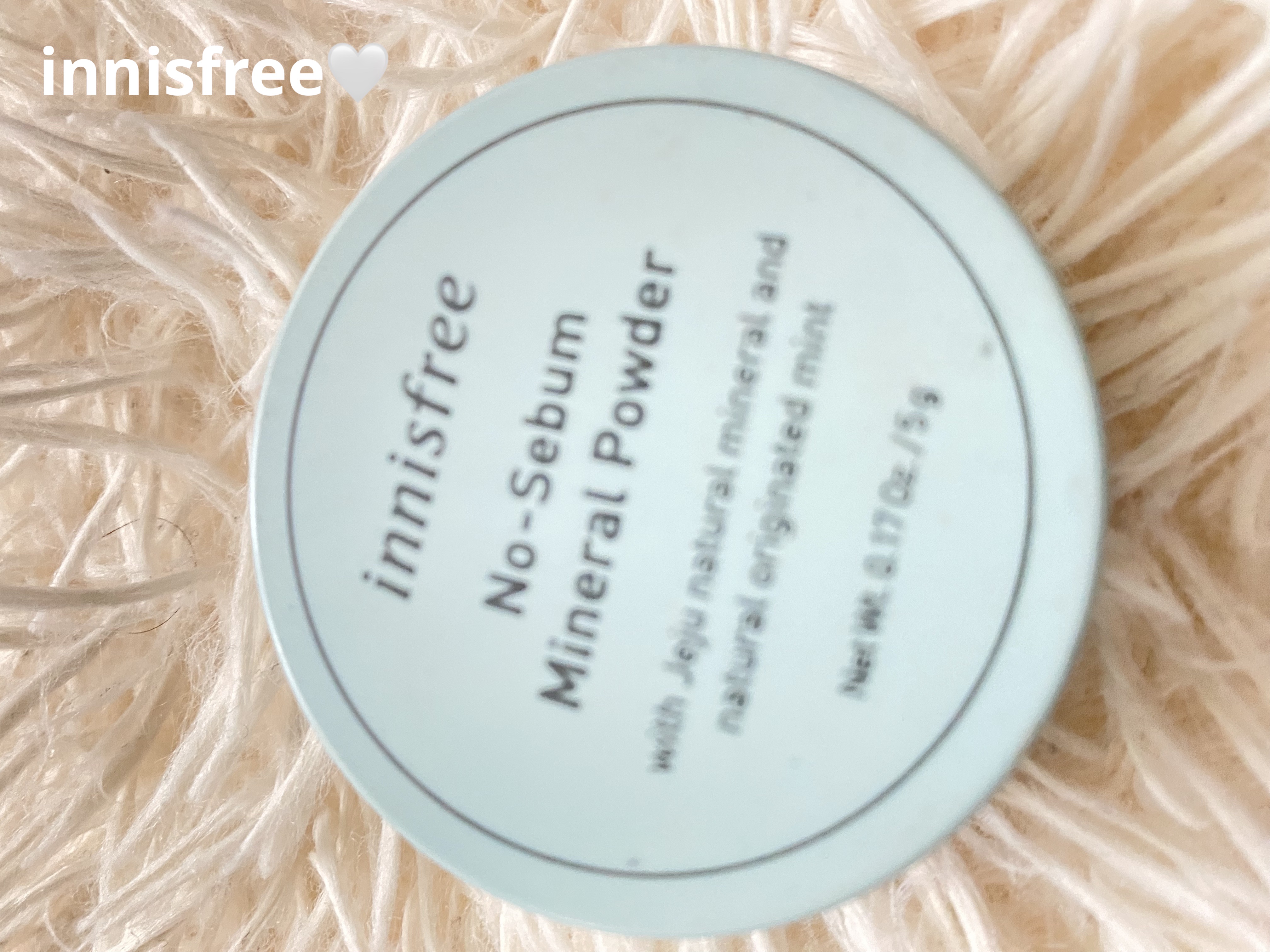 ノーセバム　ミネラルパウダー　N/innisfree/ルースパウダーを使ったクチコミ（1枚目）