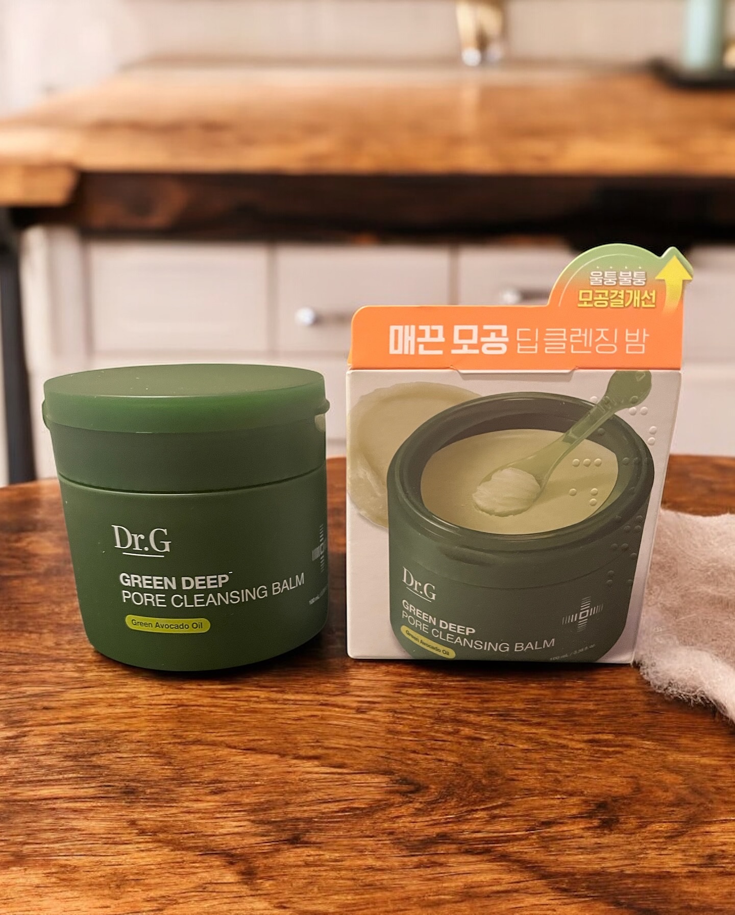 グリーンディープポアクレンジングバーム/Dr.G/クレンジングバームを使ったクチコミ（2枚目）