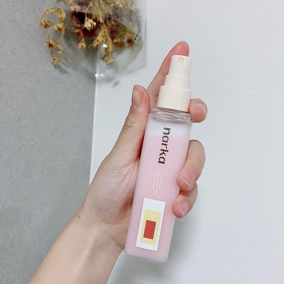 クリーミーベールヘアミスト ブロッサムダン/narka/ヘアミストを使ったクチコミ(2枚目)