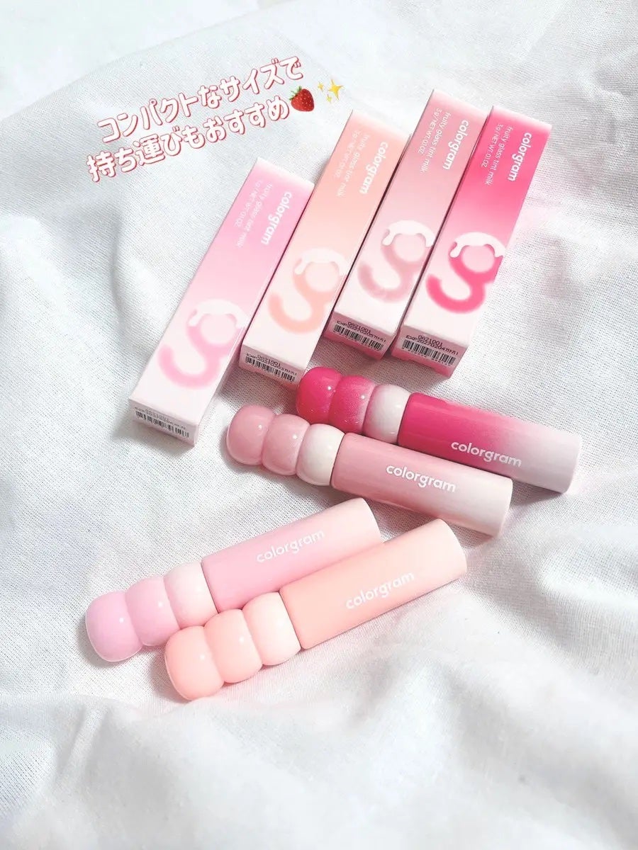 タンフルグラスティントミルク/Colorgram/リップティントを使ったクチコミ(4枚目)