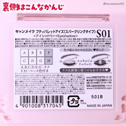 プティパレットアイズ(スパークリングタイプ)/キャンメイク/アイシャドウを使ったクチコミ(7枚目)
