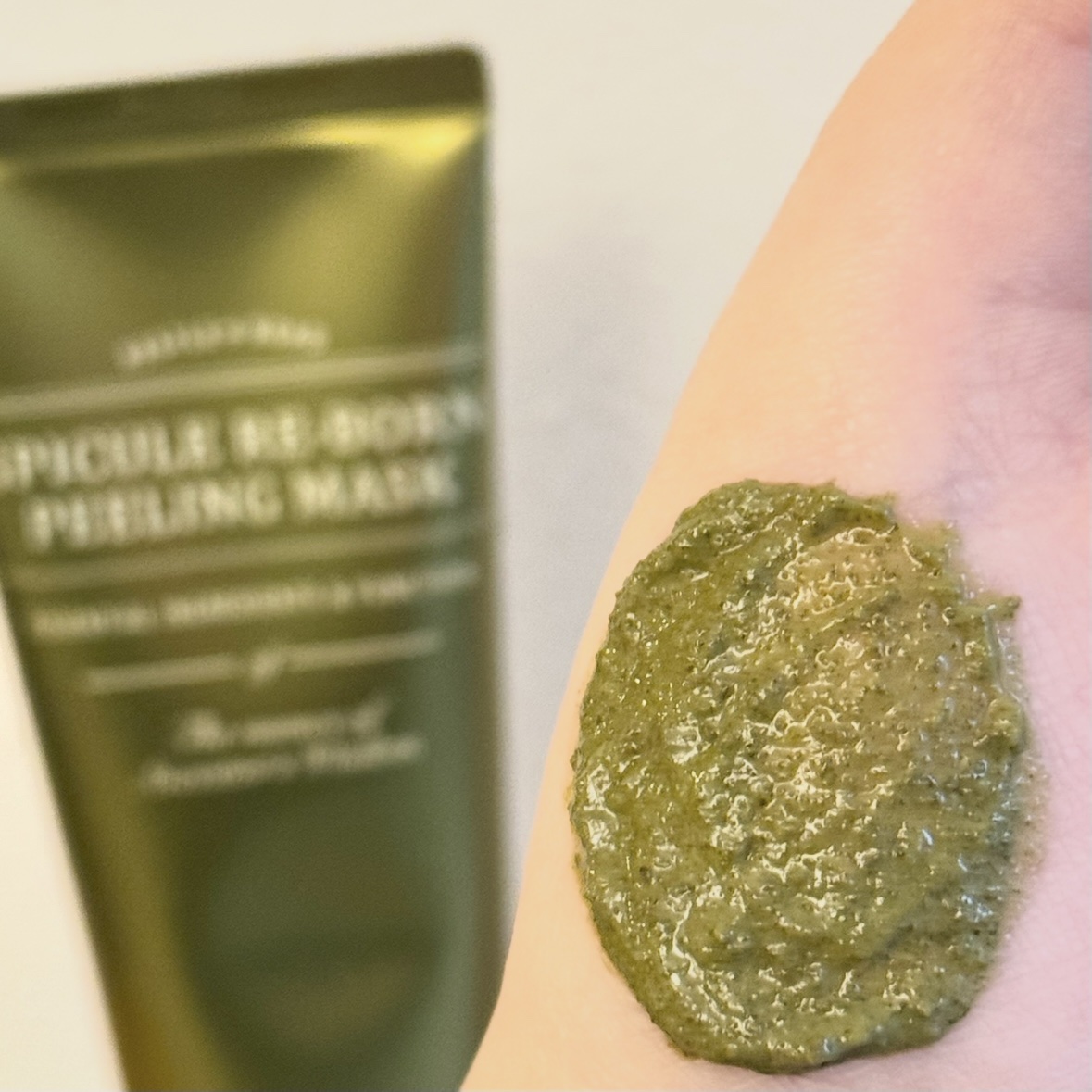 スピキュールピーリングマスク/PESTLO/ピーリングを使ったクチコミ（2枚目）