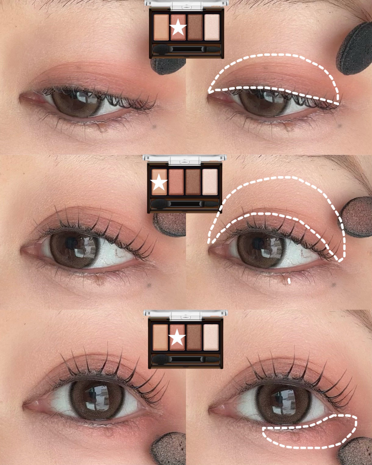 ケイト メロウブラウンアイズ/KATE/アイシャドウパレットを使ったクチコミ（2枚目）