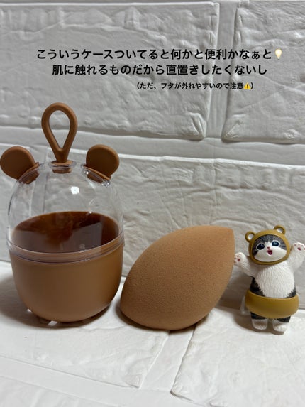 パフ(キノコ型)/DAISO/パフ・スポンジを使ったクチコミ(4枚目)