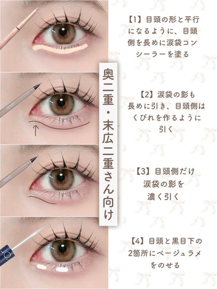 涙袋アイカラー/ティンカーウィンク/スティックアイシャドウを使ったクチコミ(3枚目)
