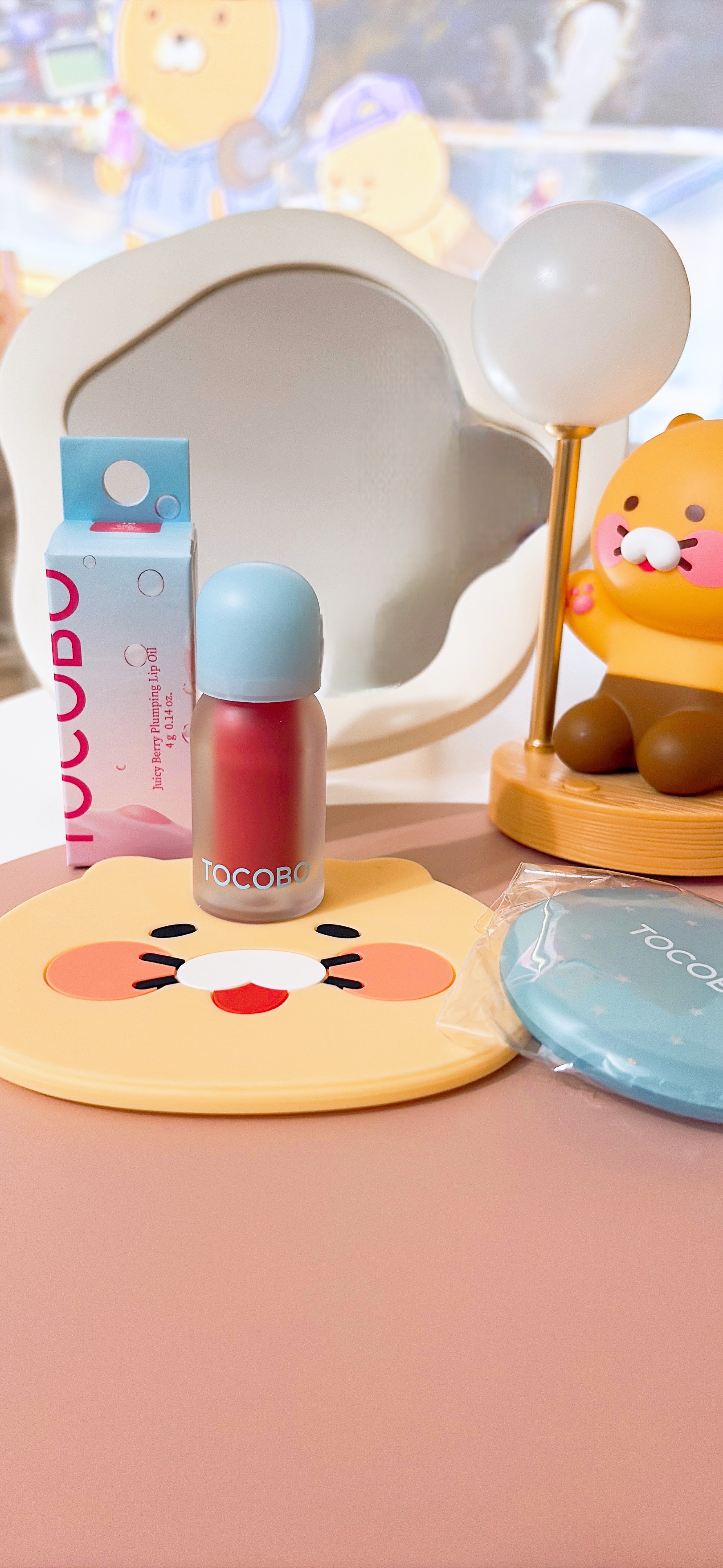 ジューシーベリープランピングリップオイル/TOCOBO/リップグロスを使ったクチコミ（2枚目）