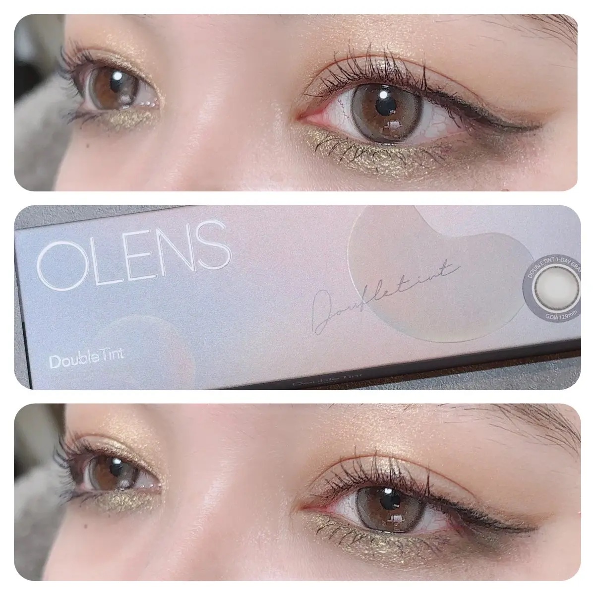 Eyelighter Glowy 1Month/OLENS/カラーコンタクトレンズを使ったクチコミ（1枚目）