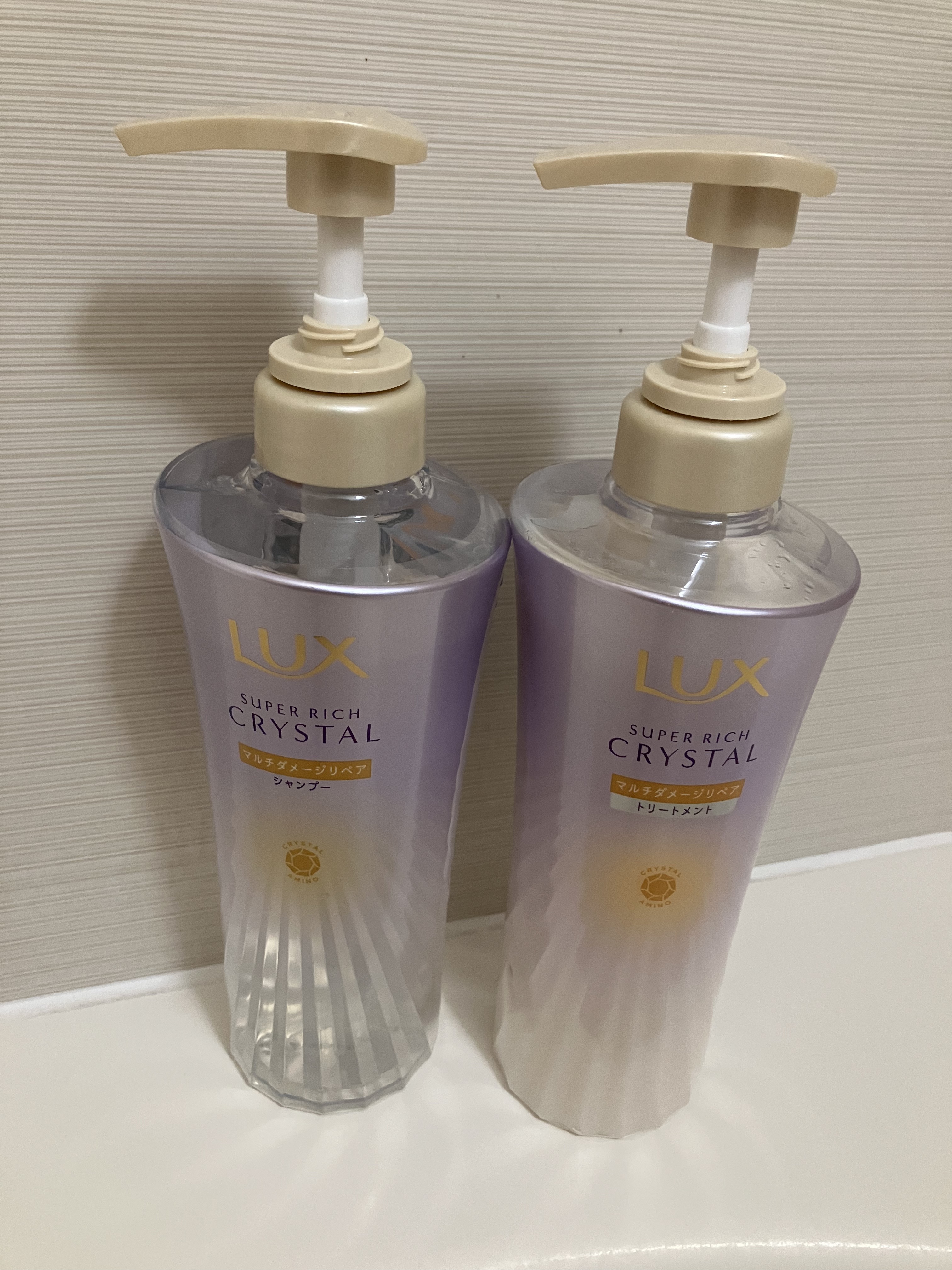 スーパーリッチクリスタル　マルチダメージリペア　シャンプー/トリートメント/LUX/市販シャンプーを使ったクチコミ（2枚目）