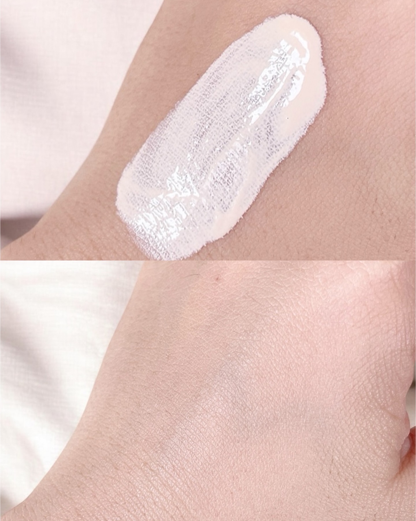 メイクプレム グロウベージュトーンアップサンクリーム/make prem/日焼け止めクリームを使ったクチコミ（3枚目）