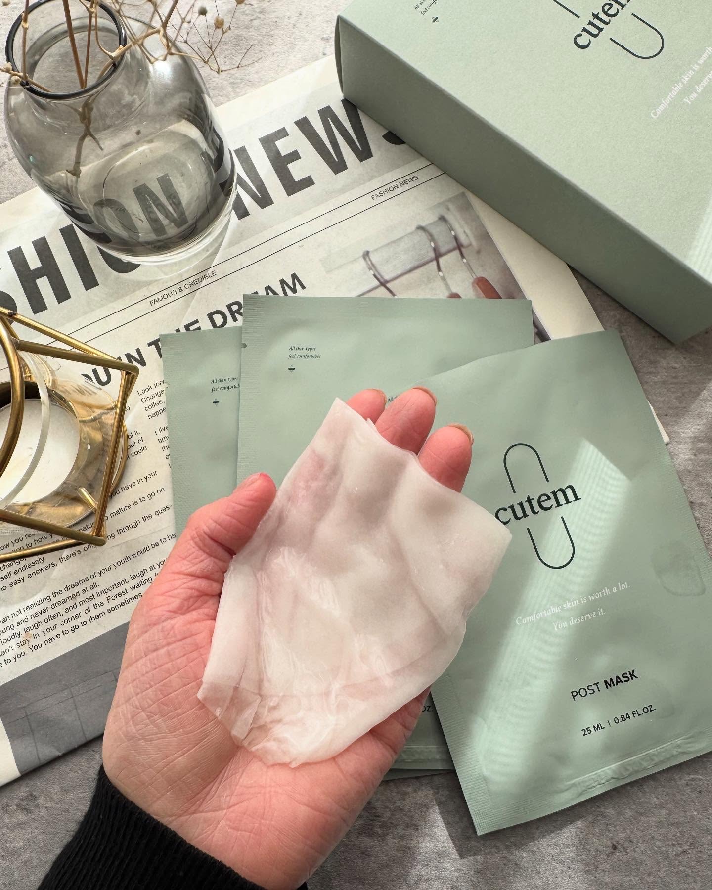 ポストマスク (1set,10ea)/cutem/シートマスク・パックを使ったクチコミ（3枚目）