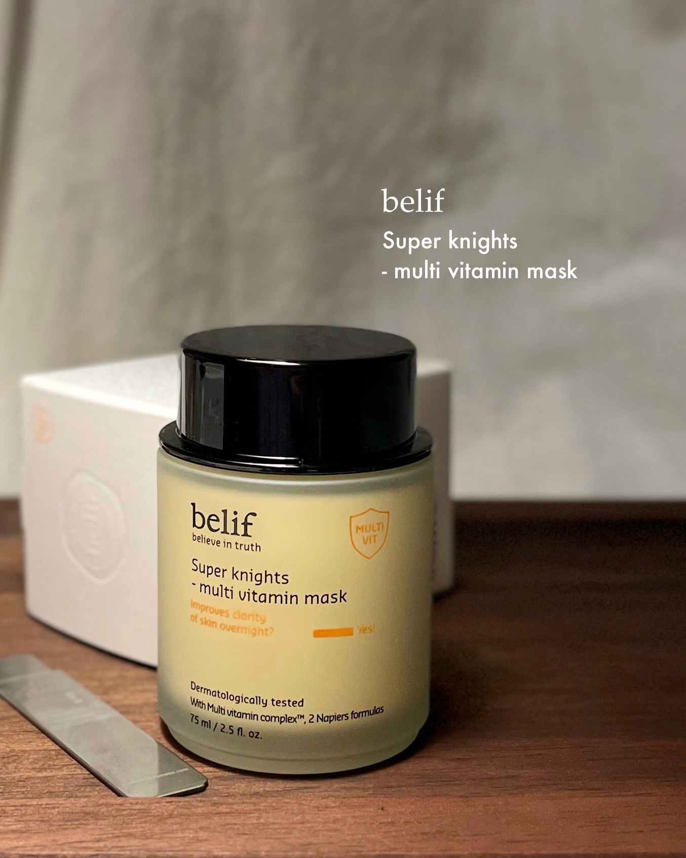 スーパーナイツ ビタミンマスク/belif/フェイスクリームを使ったクチコミ（2枚目）