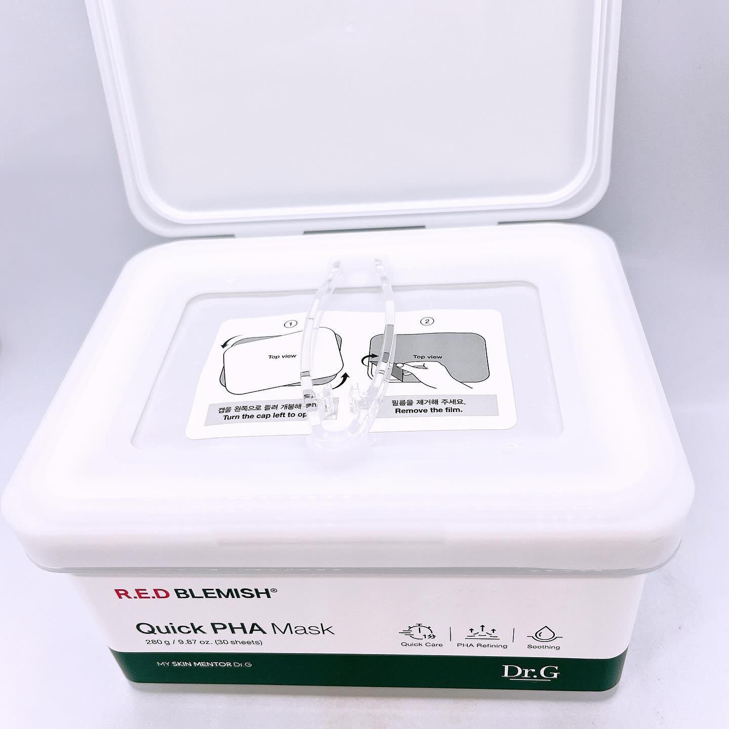 レッドブレミッシュクイックPHAシートマスク/Dr.G/シートマスク・パックを使ったクチコミ（3枚目）