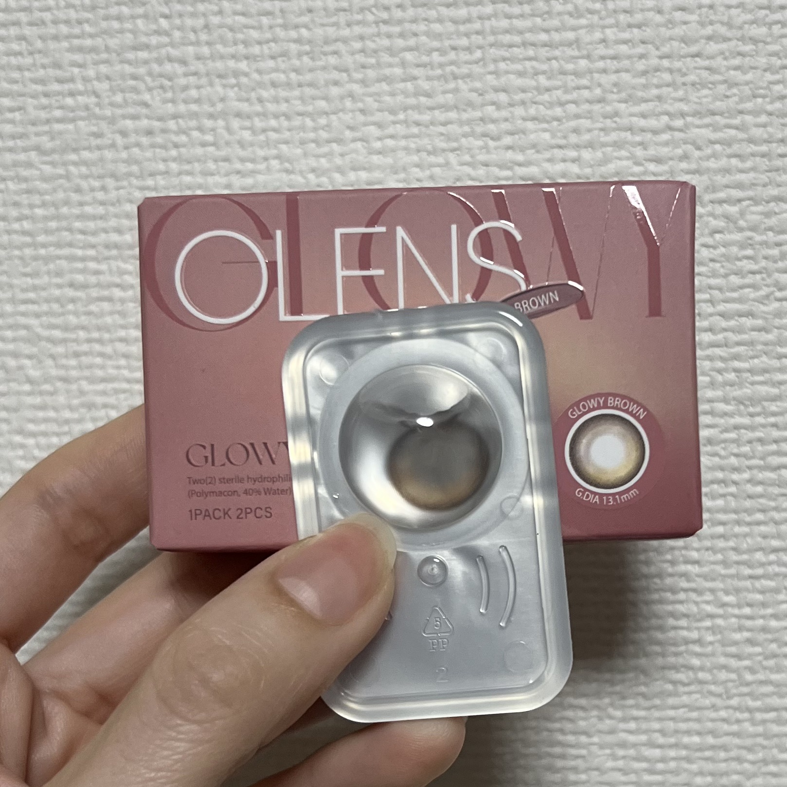 Eyelighter Glowy 1Month/OLENS/カラーコンタクトレンズを使ったクチコミ（3枚目）
