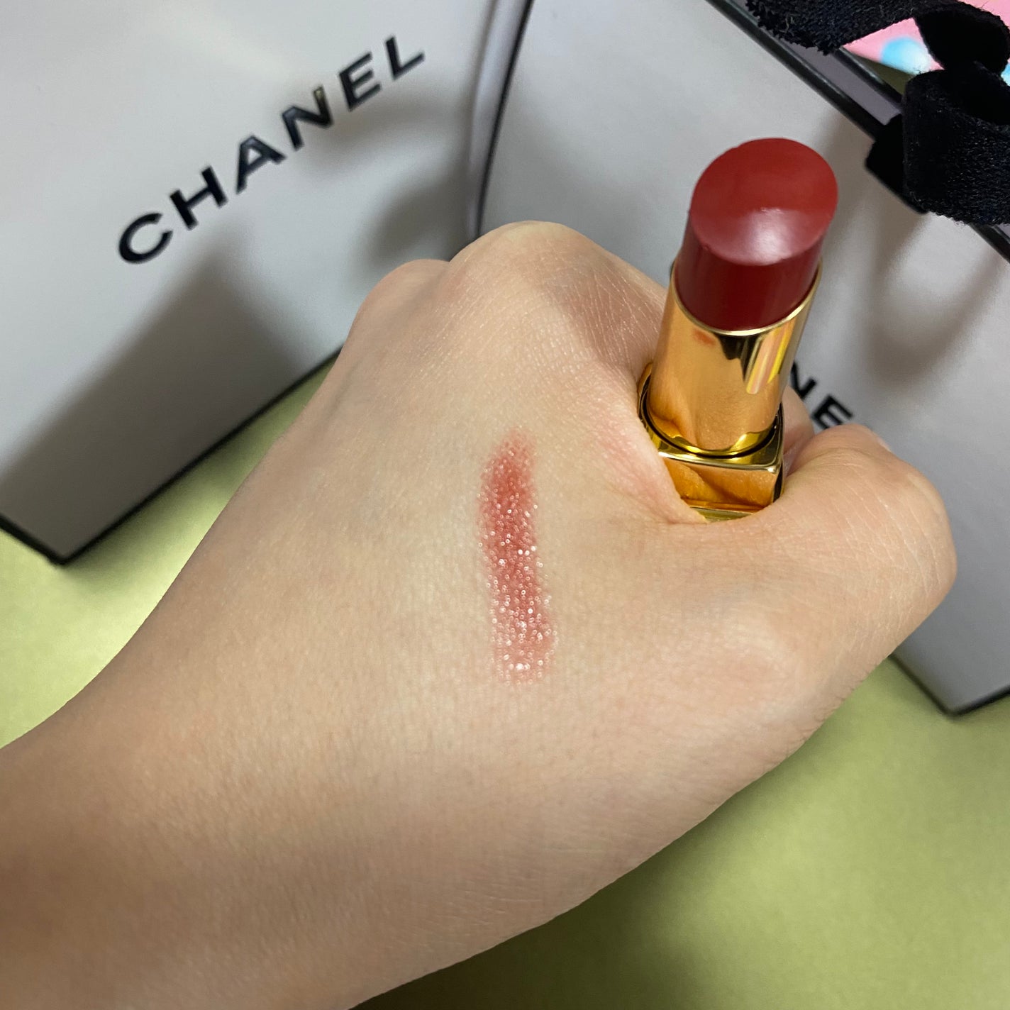 ルージュ ココ フラッシュ/CHANEL/口紅を使ったクチコミ(2枚目)