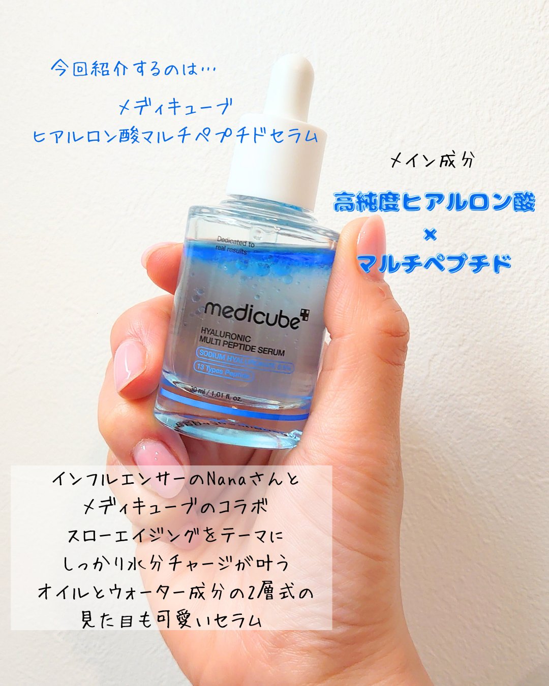 ヒアルロン酸マルチペプチドセラム/MEDICUBE/美容液を使ったクチコミ（2枚目）