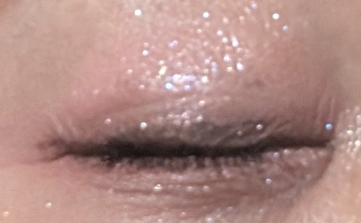 サラダdeフルーツカラーリキッドアイライナーWP 08ラズベリー/FLORTTE/リキッドアイライナーを使ったクチコミ（3枚目）