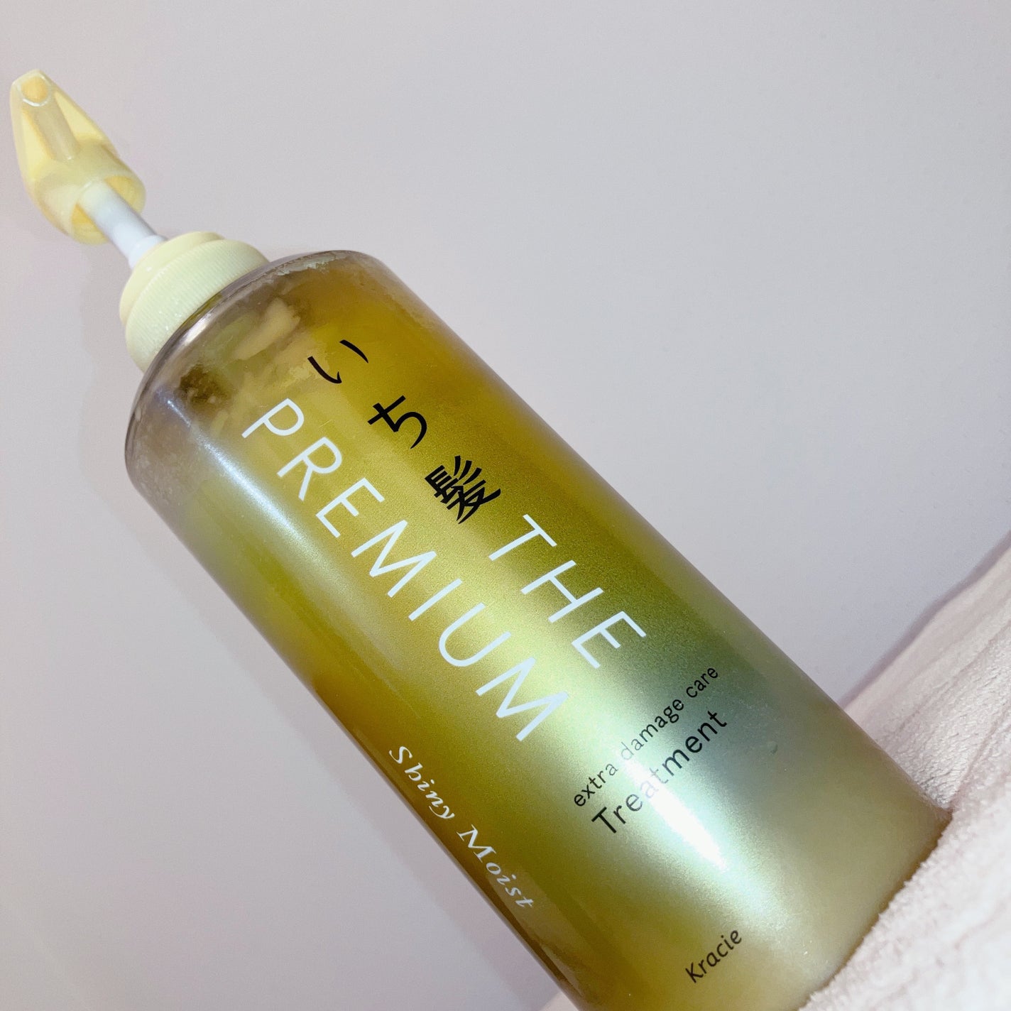 THE PREMIUM エクストラダメージケアシャンプー/トリートメント(シャイニーモイスト)/いち髪/市販シャンプーを使ったクチコミ(5枚目)