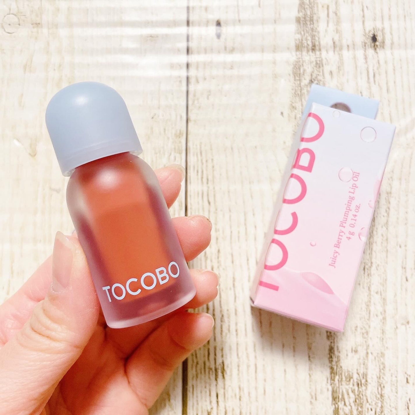 ジューシーベリープランピングリップオイル/TOCOBO/リップグロスを使ったクチコミ(1枚目)