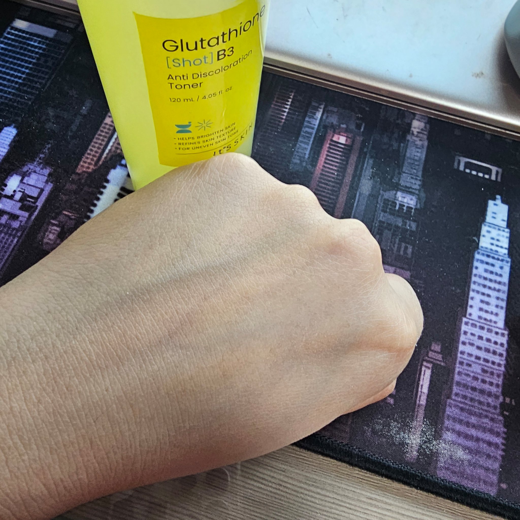 グルタチオンショットB3クリアトーントナー/It's skin/化粧水を使ったクチコミ（3枚目）
