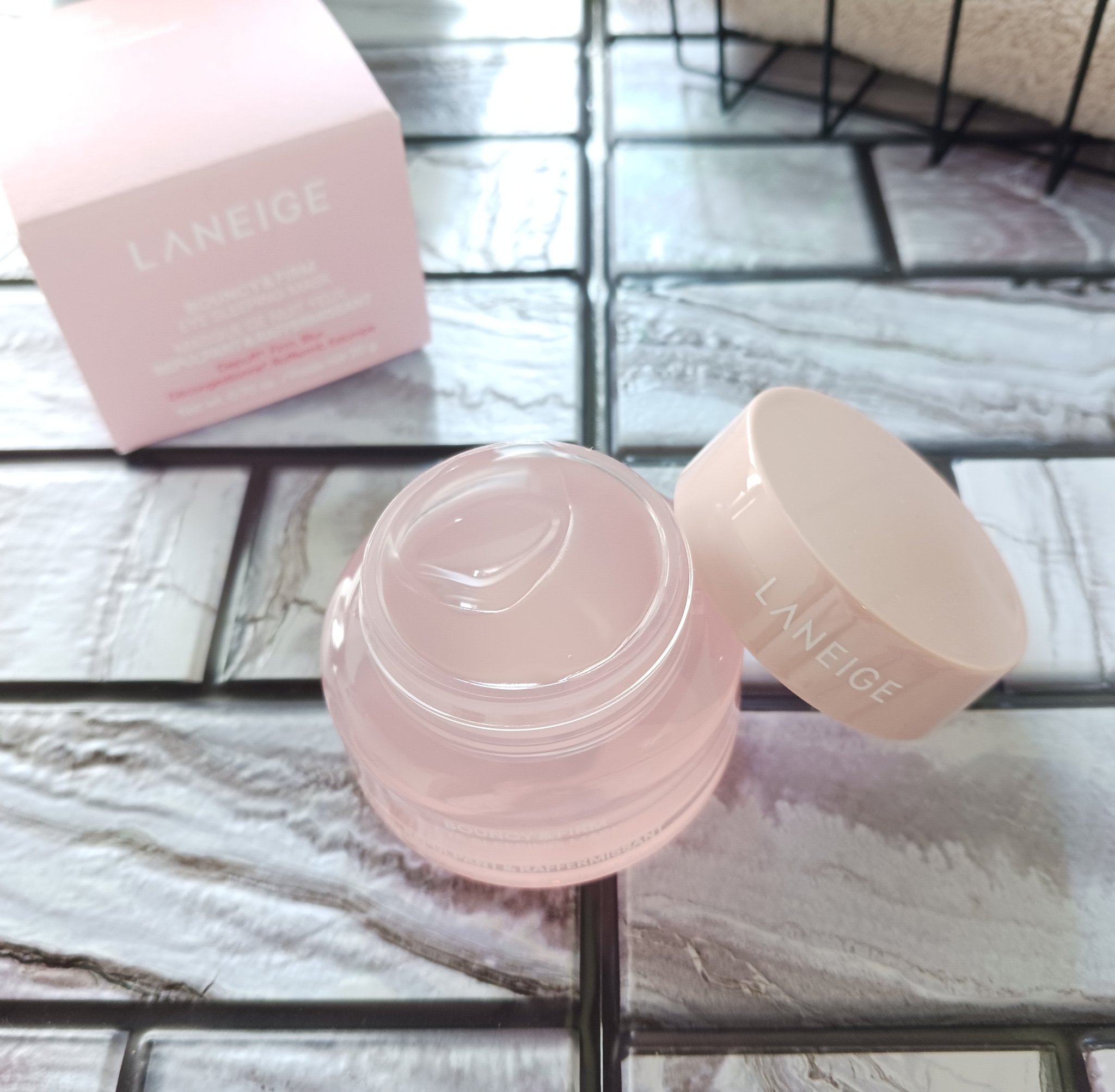 バウンシーアイスリーピングマスク/LANEIGE/アイケア・アイクリームを使ったクチコミ（2枚目）