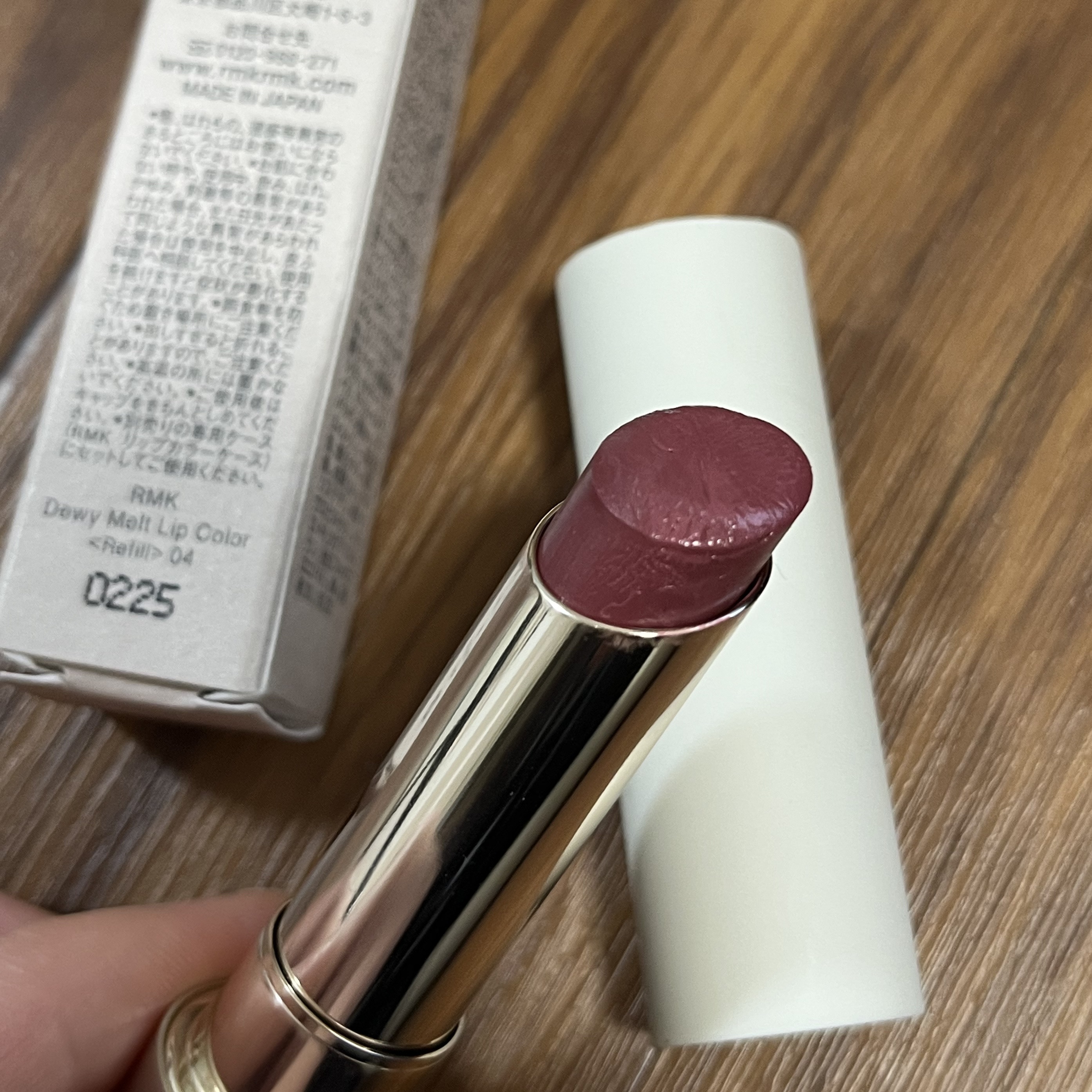 RMK デューイーメルト リップカラー 04 ルビー ラビリンス/RMK/口紅を使ったクチコミ（1枚目）