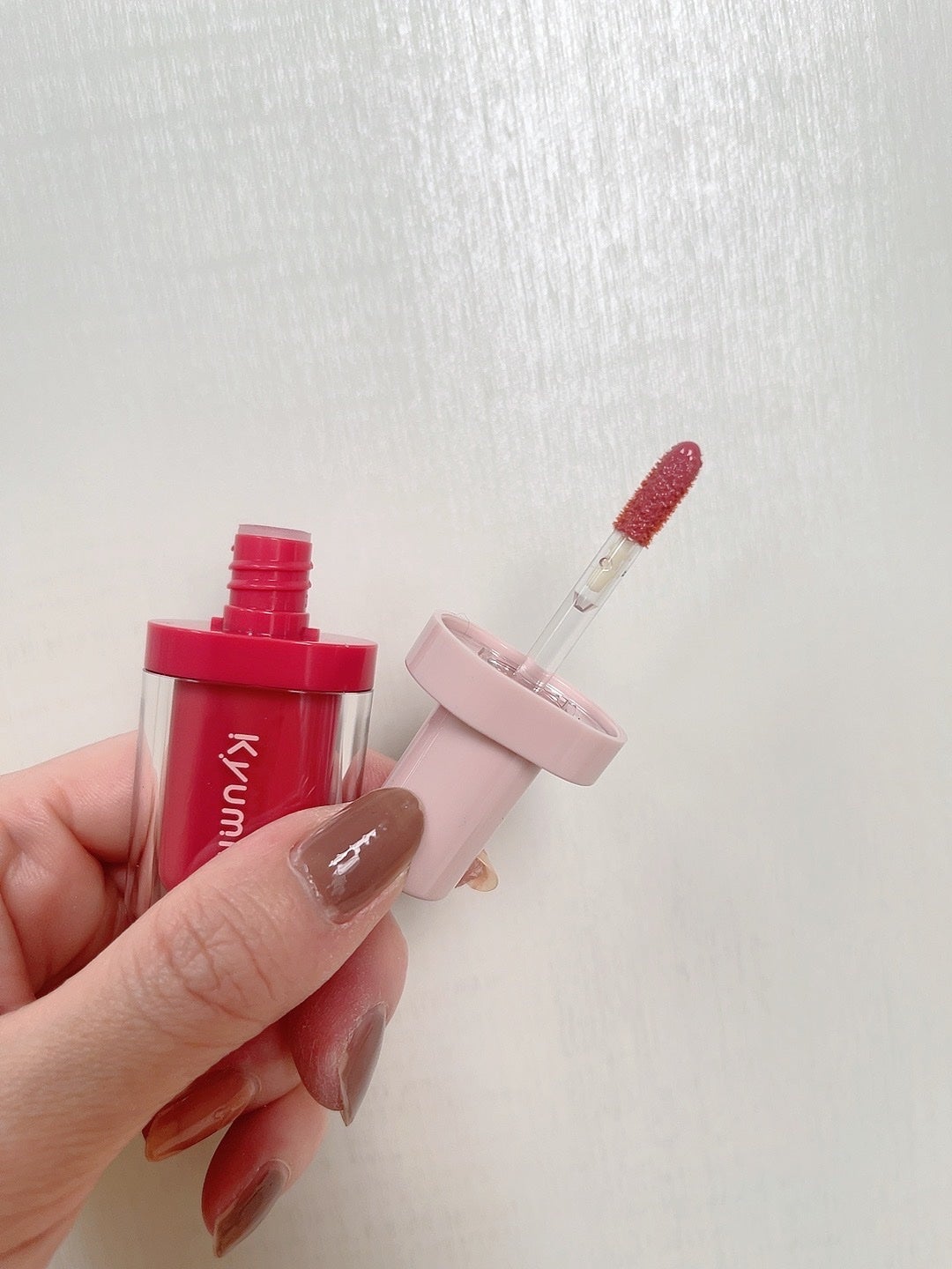 KM ジューシーティントリップカラー/Kyumme/リップティントを使ったクチコミ(4枚目)