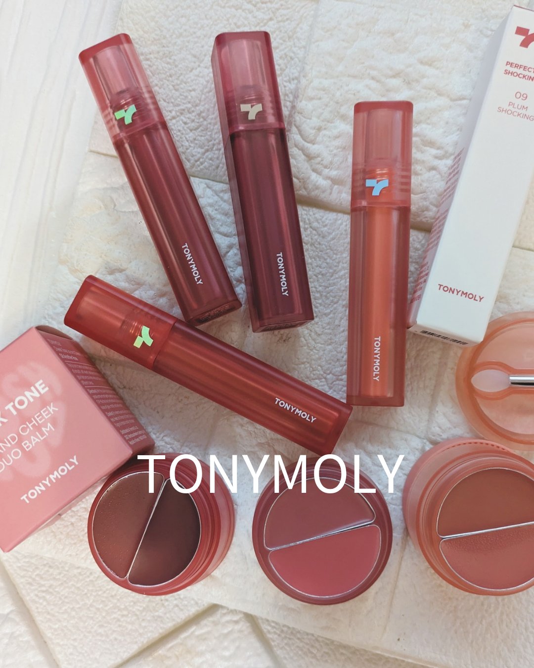 チークトーン リップ＆チーク デュオバーム/TONYMOLY/口紅を使ったクチコミ（1枚目）