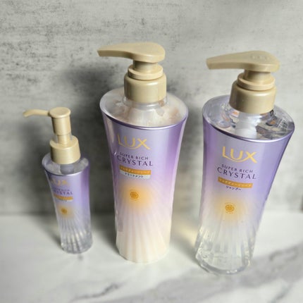 スーパーリッチクリスタル マルチダメージリペア シャンプー/トリートメント/LUX/市販シャンプーを使ったクチコミ(2枚目)