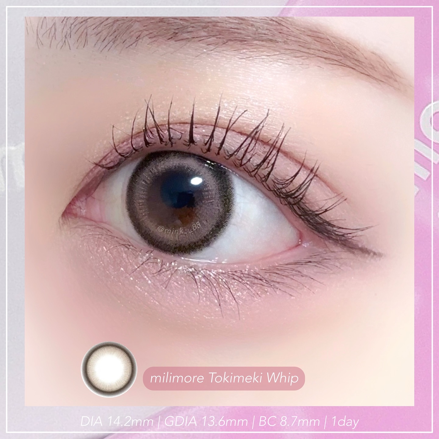 エバーカラーワンデーミリモア/エバーカラー/ワンデー（１DAY）カラコンを使ったクチコミ（3枚目）