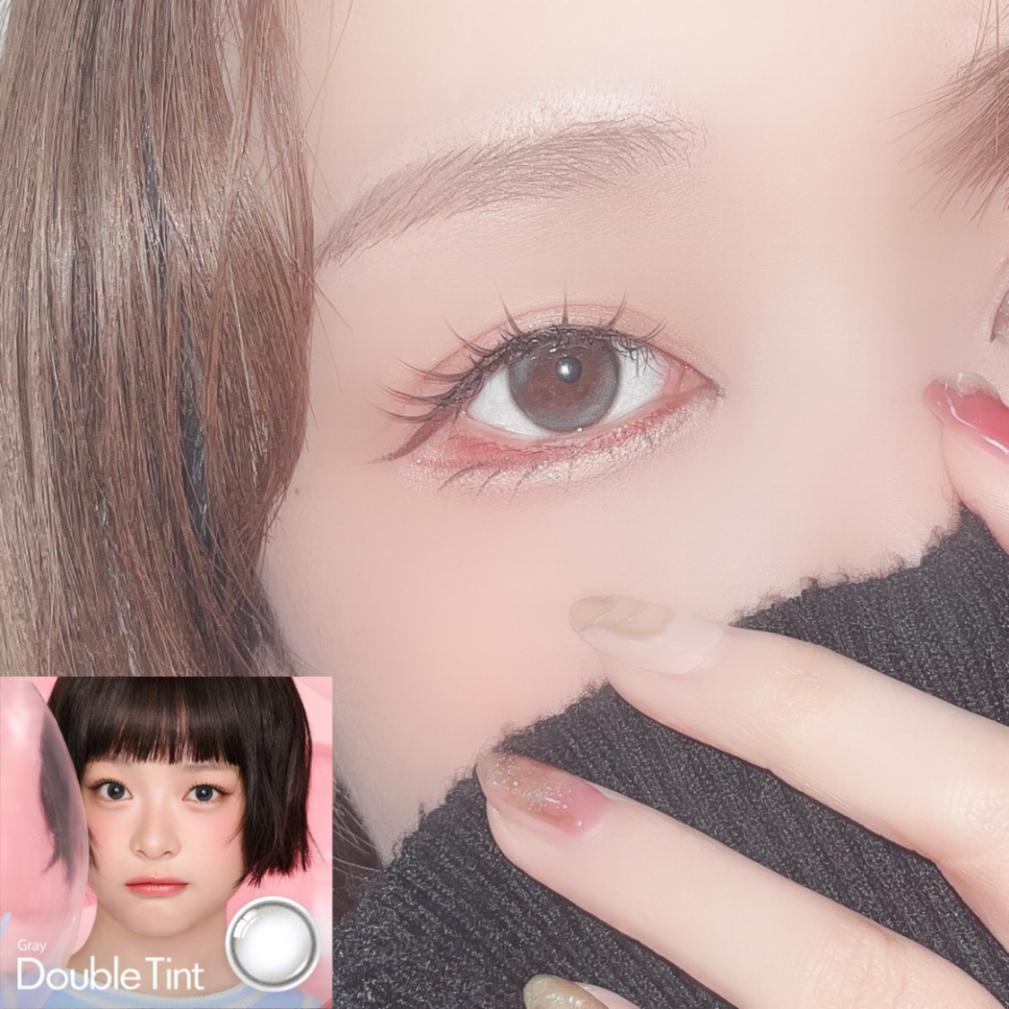 Eyelighter Glowy 1Month/OLENS/カラーコンタクトレンズを使ったクチコミ（3枚目）