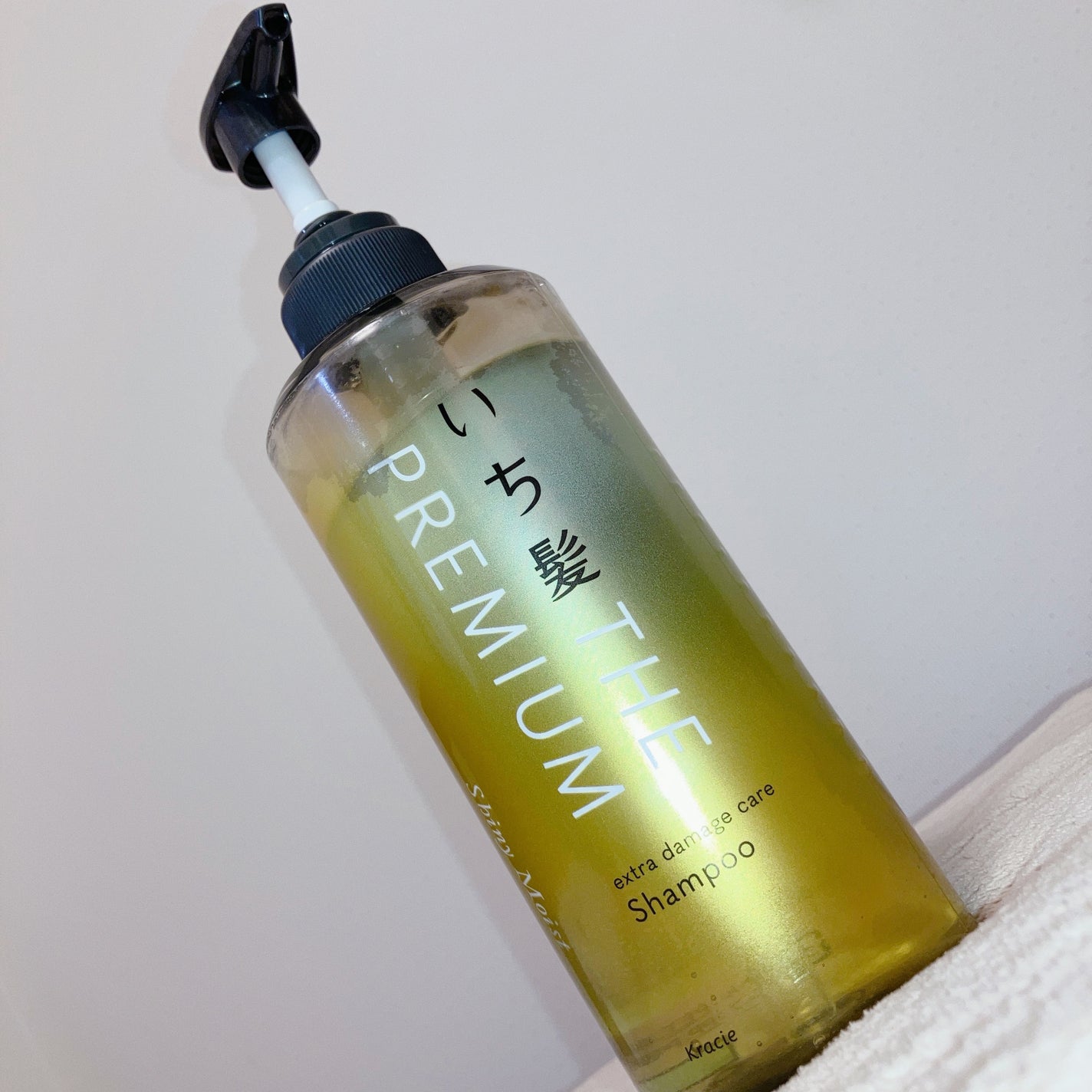 THE PREMIUM エクストラダメージケアシャンプー/トリートメント(シャイニーモイスト)/いち髪/市販シャンプーを使ったクチコミ(4枚目)
