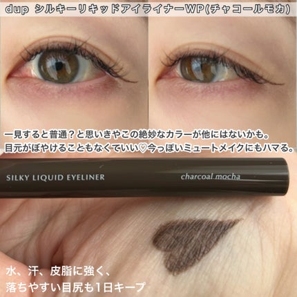 シルキーリキッドアイライナーWP/D-UP/リキッドアイライナーを使ったクチコミ(4枚目)