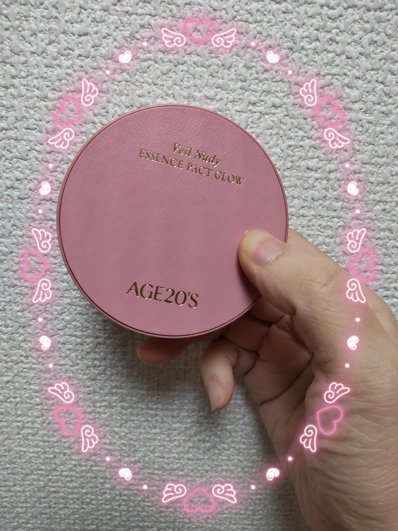 ヴェールヌーディ エッセンスパクトグロウ/AGE20’s/クリーム・エマルジョンファンデーションを使ったクチコミ（1枚目）