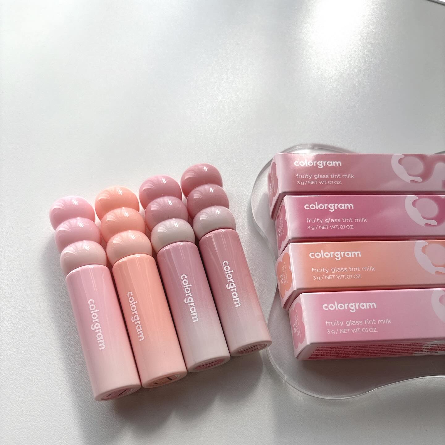 カラーグラム タンフルグラスティントミルク/Colorgram/リップティントを使ったクチコミ（3枚目）