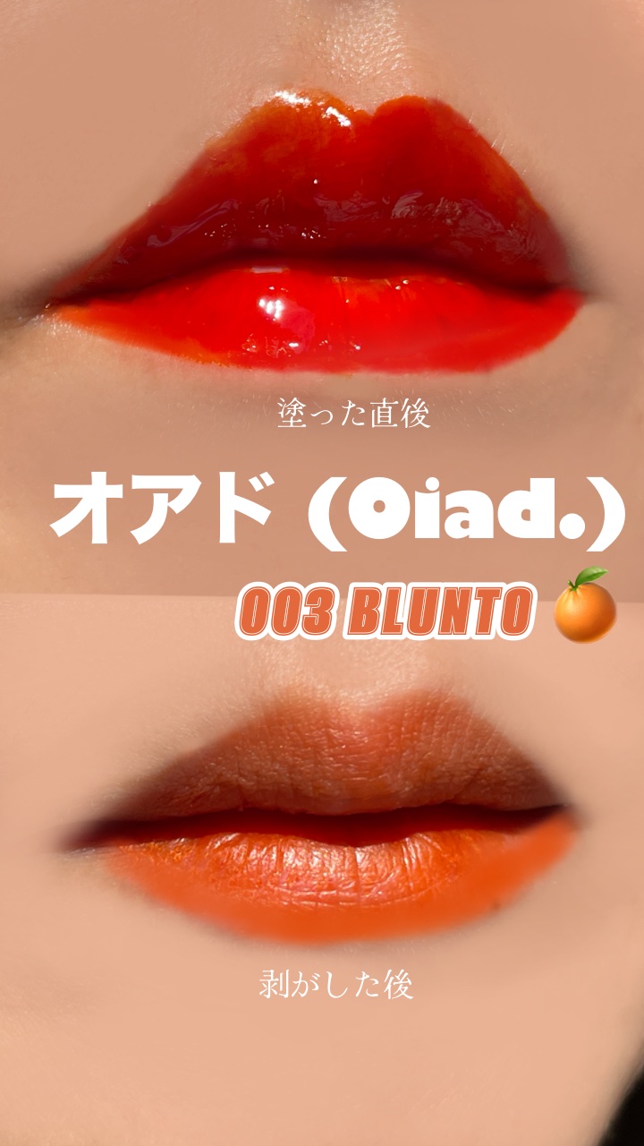 リップティーク/oiad/口紅を使ったクチコミ（1枚目）