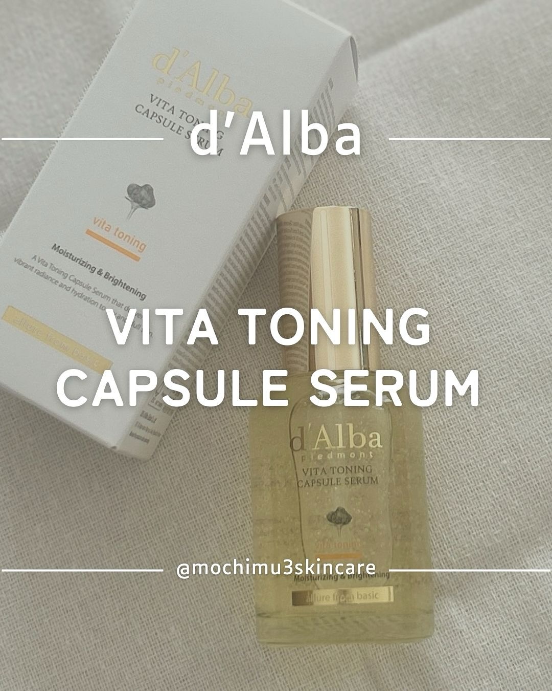 ビタトーニングカプセルセラム/ダルバ/美容液を使ったクチコミ（1枚目）