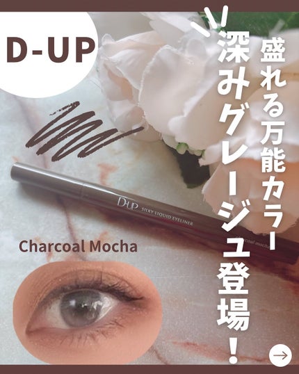 シルキーリキッドアイライナーWP/D-UP/リキッドアイライナーを使ったクチコミ(1枚目)