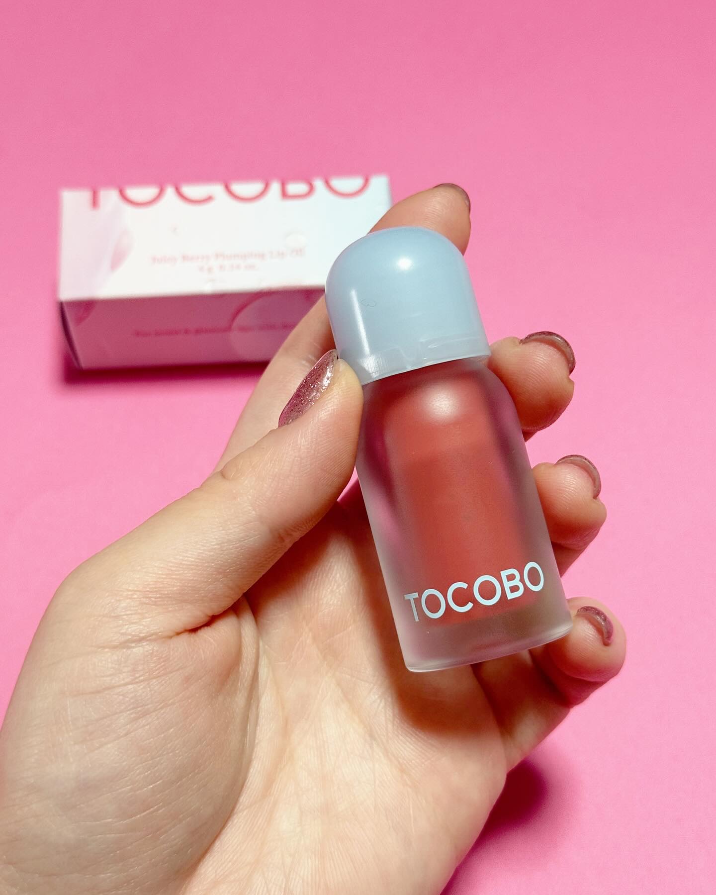 ジューシーベリープランピングリップオイル/TOCOBO/リップグロスを使ったクチコミ（3枚目）