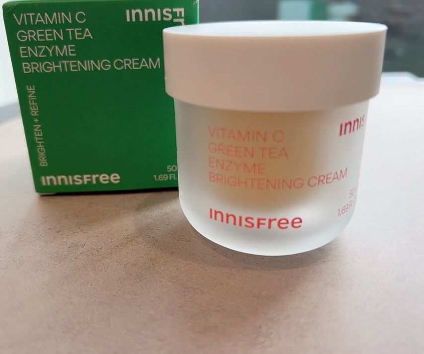 ビタC　グリーンティーエンザイム　ブライト　クリーム/innisfree/フェイスクリームを使ったクチコミ（1枚目）